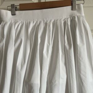 Athleta Crisp White A-Line Skirt